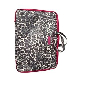 Simply Southern Laptop Tote Bag Pink Animal Print Travel Bag